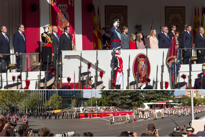 Desfile Fiesta Nacional de España - GRUPO INK Agencia de Eventos en Madrid