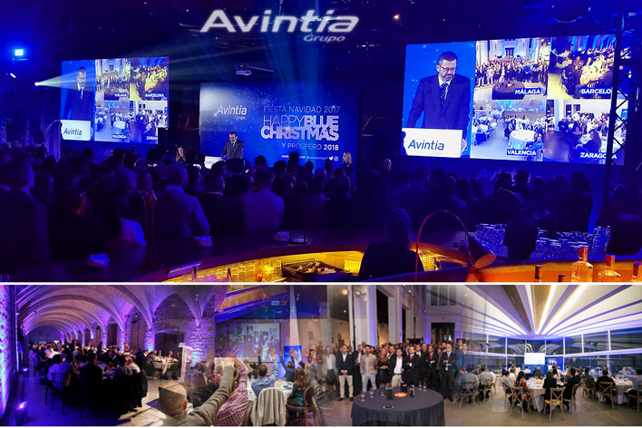 Evento interconexión de sedes - AVINTIA - GRUPO INK Agencia de Eventos