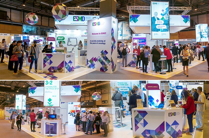 ESMO Congress - GRUPO INK - Agencia de Eventos - Montaje de Stands en IFEMA