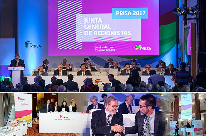 Junta General de Accionistas PRISA - Agencia de Eventos en Madrid GRUPO INK