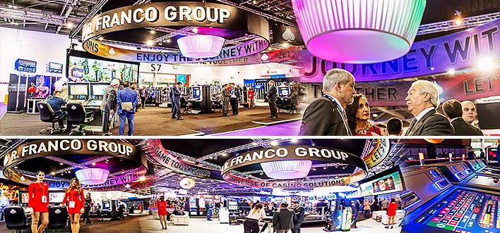 ICE Totally Gaming - ExCeL London - R.Franco -  Stands - GRUPO INK