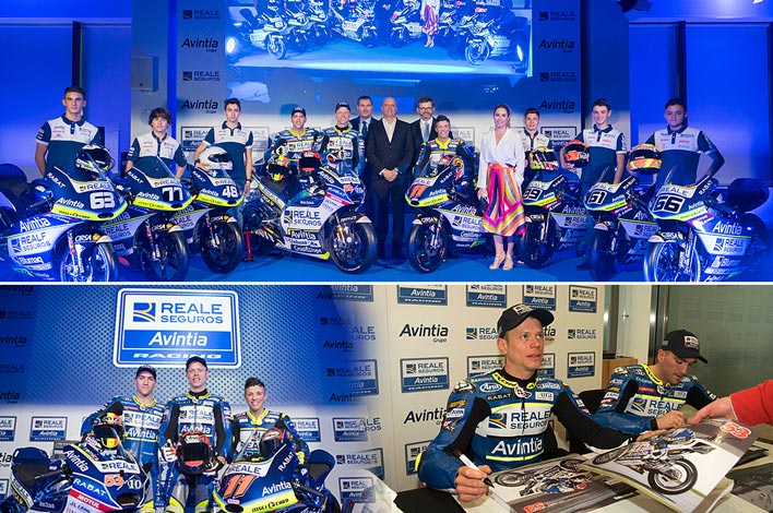 Presentación Equipo MotoGP Reale Avintia Racing - GRUPO INK Agencia de Eventos