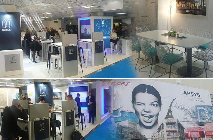 Diseño y Construcción de Stand Internacional en MAPIC, Mercado Inmobiliario Internacional - GRUPO INK