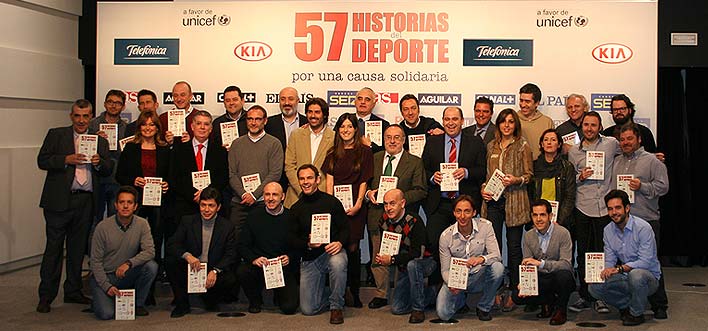 '57 Historias del deporte por una causa solidaria' _a favor de Unicef