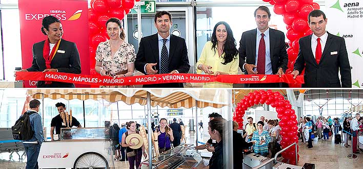 Inauguración nueva ruta Iberia Express Madrid-Italia - GRUPO INK