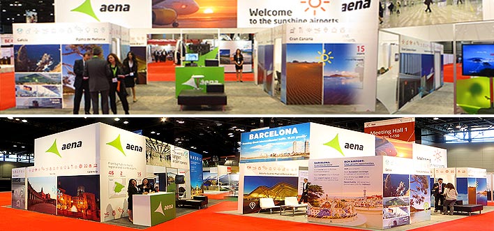 AENA - Routes_Chicago - Diseño y Montaje de Stands