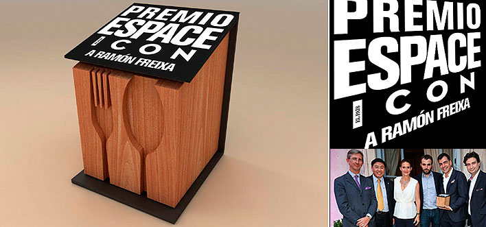 Premio Espace ICON a Ramón Freixa - GRUPO INK - Diseño de Premios