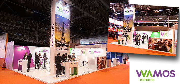 Diseño y Montaje de Stand para FITUR_Ifema - WAMOS