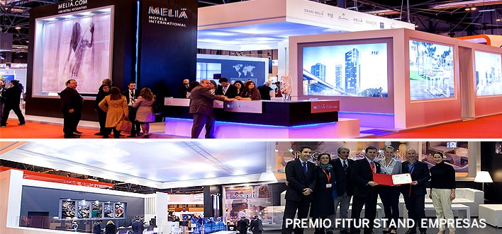 Premio diseño mejor stand empresas FITUR 2015 - MELIÁ HOTELS INTERNATIONAL