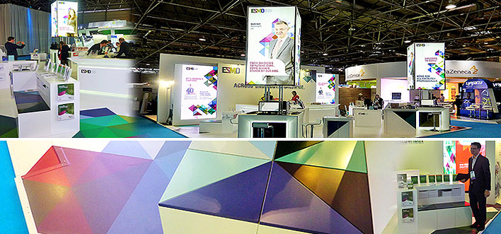 Stand para Congreso Europeo del Cancer - Empresa de montaje de Stands | GRUPO INK