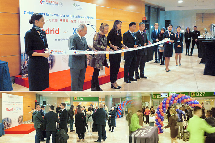 Inauguración ruta aerolí­nea China Eastern Airlines - Madrid-Xi'an - Agencia de Eventos GRUPO INK